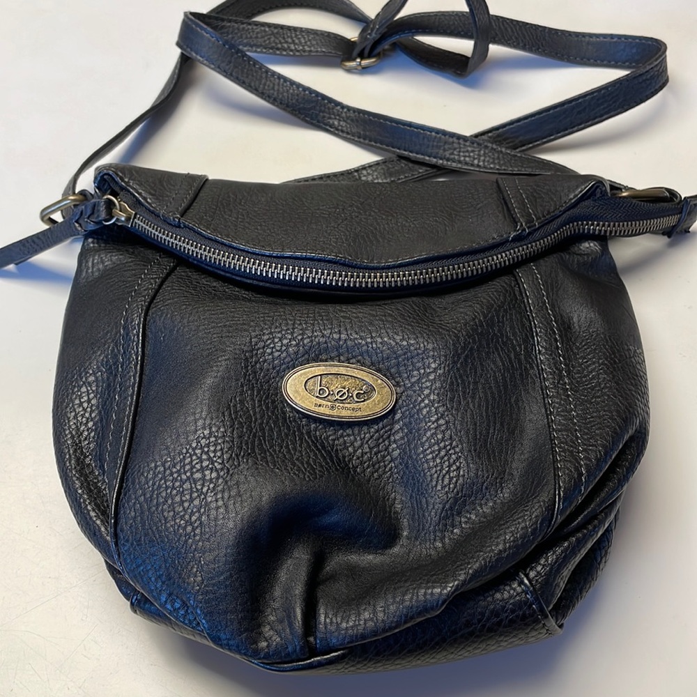 Born Concept Black Over-Shoulder Purse